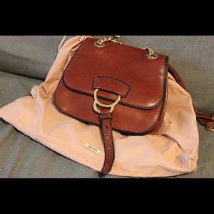Miu Miu Dahlia leather shoulder bag